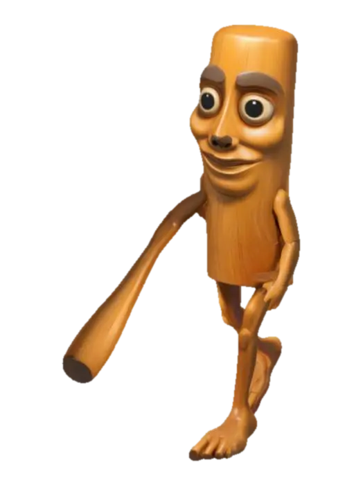 Tung Tung Tung Sahur - Popular 3D model, vytvořený pomocí AI