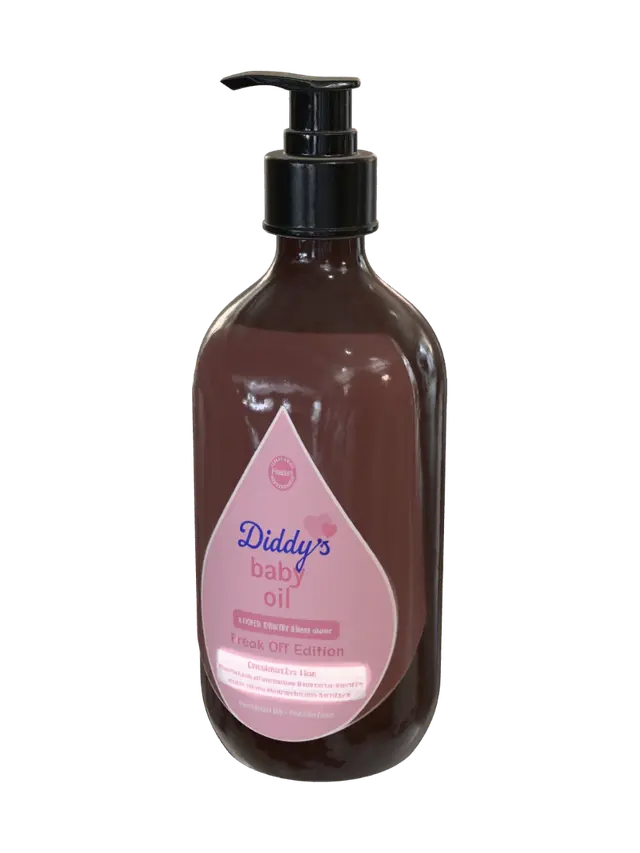 3D model for Diddy's Baby Oil Bottle
