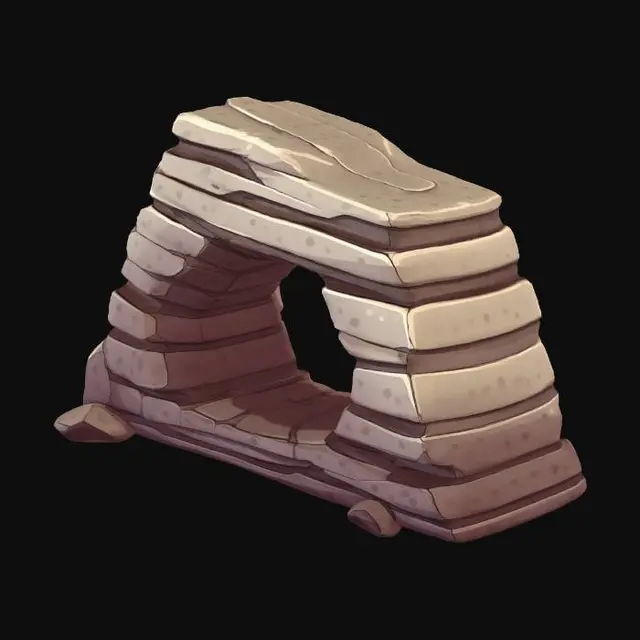 3D model for Stone Arch