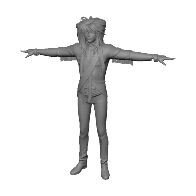 3D model for Monochrome Rockstar
