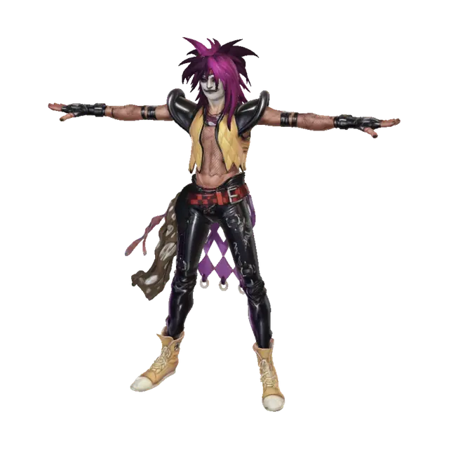 3D model for Harlequin Punk Warrior