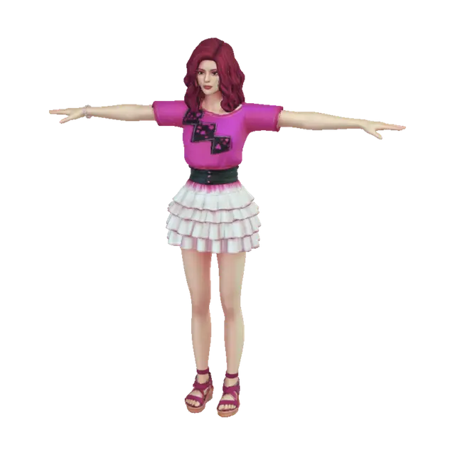 3D model for Bubblegum Pop Princess