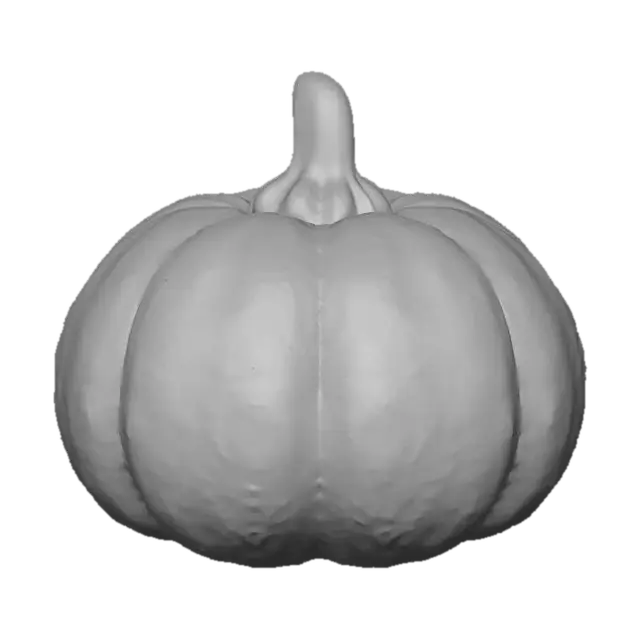 3D model for Mini abóbora estilizada com textura suave e acabamento fosco, #Thanksgiving#