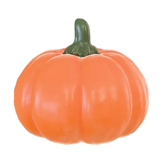 3D model for Mini abóbora estilizada com textura suave e acabamento fosco, #Thanksgiving#