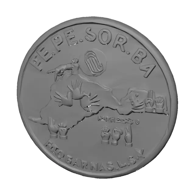 3D model for Manos unidas por Barinas