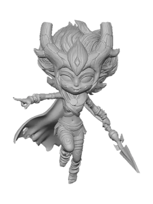 3D model for Ethereal Warrior