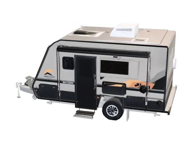 3D model for Snowy River SRC-Sixteen Camper