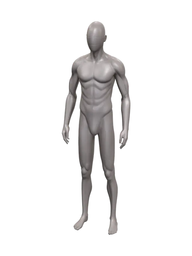 Modello 3D Stylized Characterbase, generato dall’IA