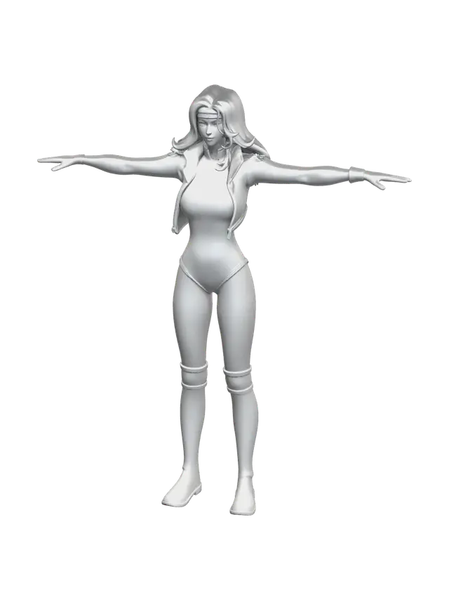 Modello 3D Modern Characterbase, generato dall’IA