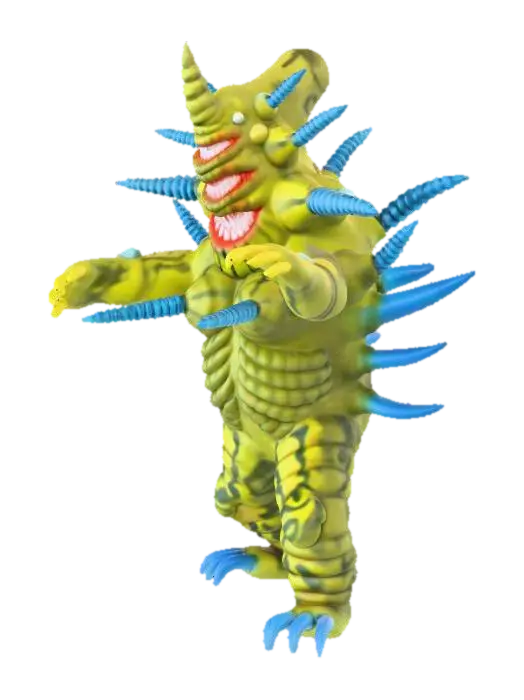 Ultra Kaiju Plazma 3D model, vytvořený pomocí AI