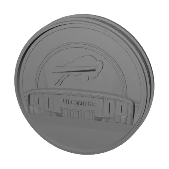 3D model for Buffalo Bills Inaugural Season 2026 Patch
