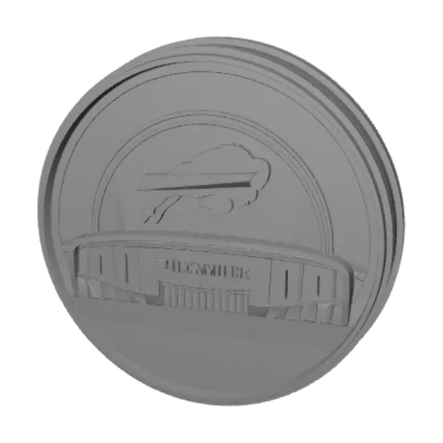 3D model for Buffalo Bills Inaugural Season 2026 Patch