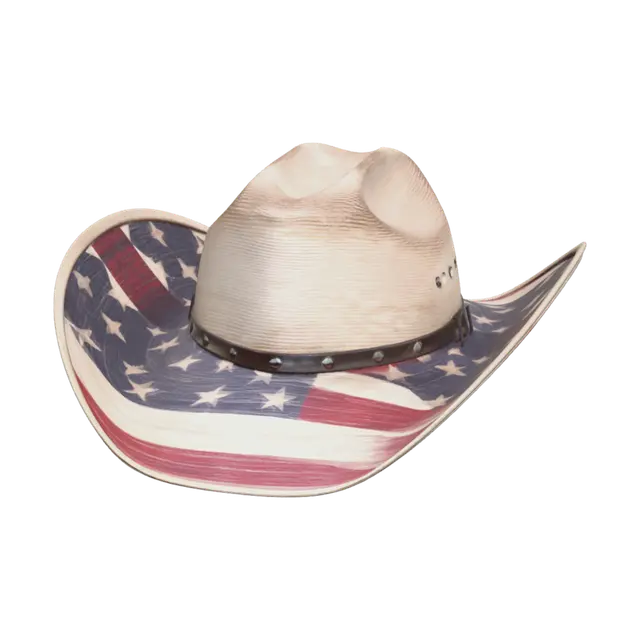 Weathered Mexican Cowboy Hat 3D model, vytvořený pomocí AI