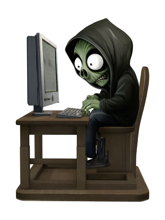 3D model for Hooded Hacker