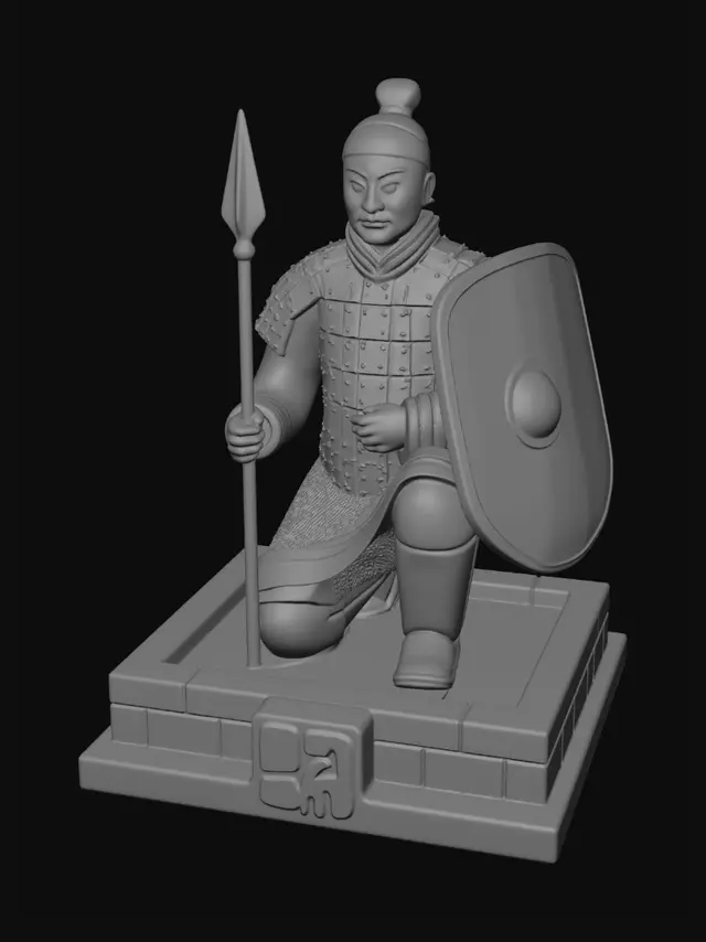 3D model for Ancient Chinese Warrior