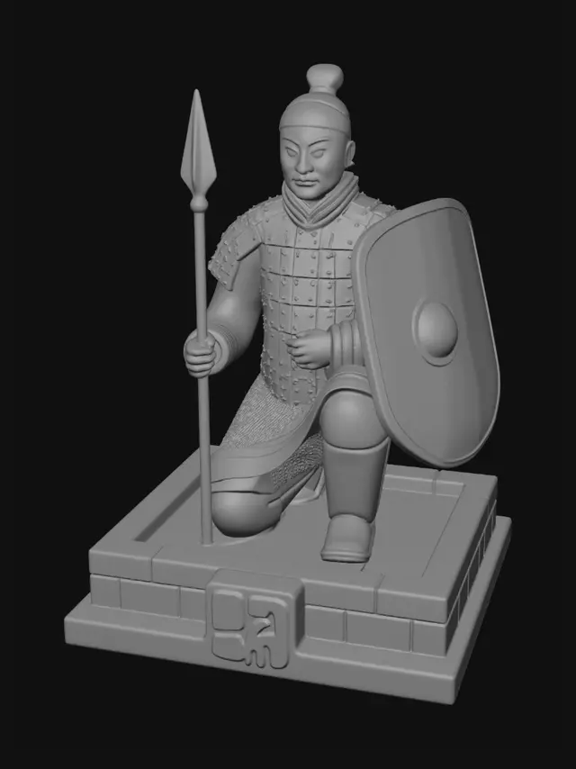 3D model for Ancient Chinese Warrior