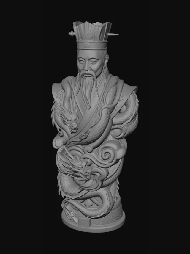 3D model for Dragon Sage