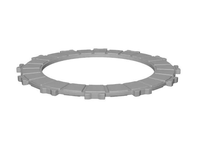 3D model for Clutch friction plate