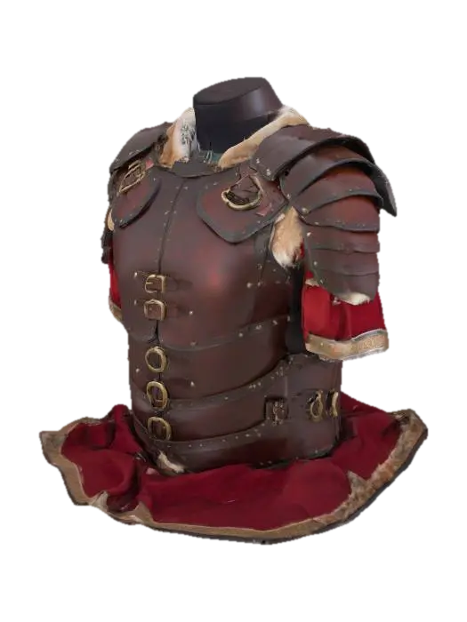Leather Breastplate - Torso 3D model, vytvořený pomocí AI