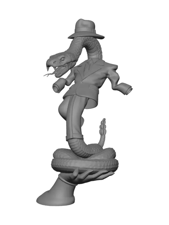 3D model for Serpent in a Suit