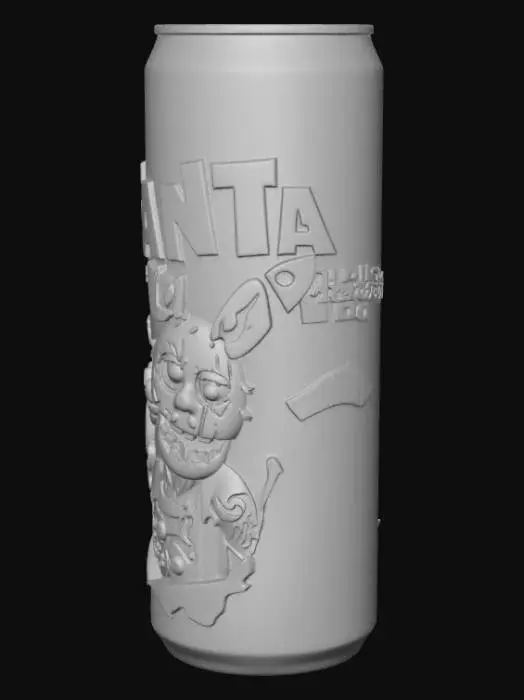3D model for Exotic Neon Monster Fanta Can