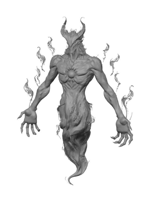 3D model for Shadow God