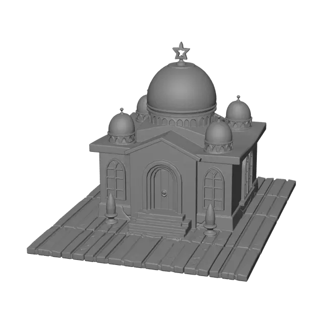 3D model for Weathered Synagogue