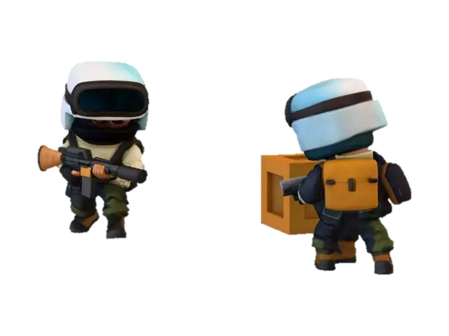 Standoff Strategy - Teamwork 3D model, vytvořený pomocí AI