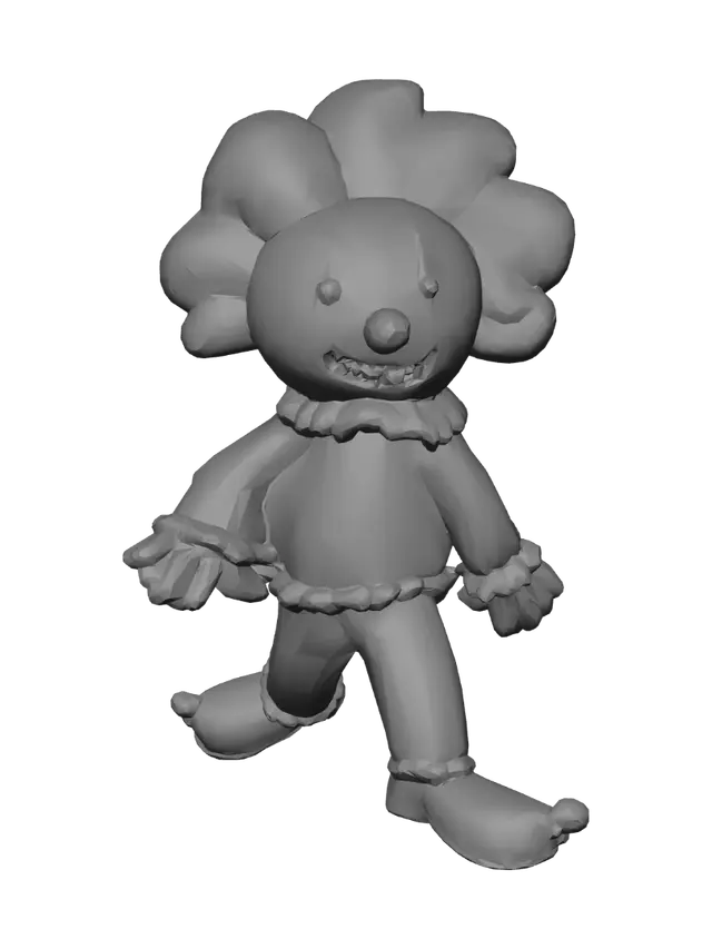 3D model for Rainbow Patchwork Clown