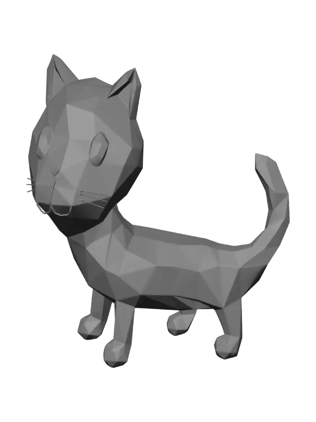 3D model for Geometric Cat
