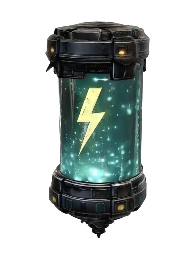 3D-модель Lightning Core Capsule - Technologic, сгенерированная ИИ