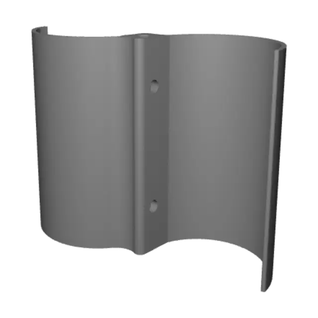 3D model for Pipe clamp bracket