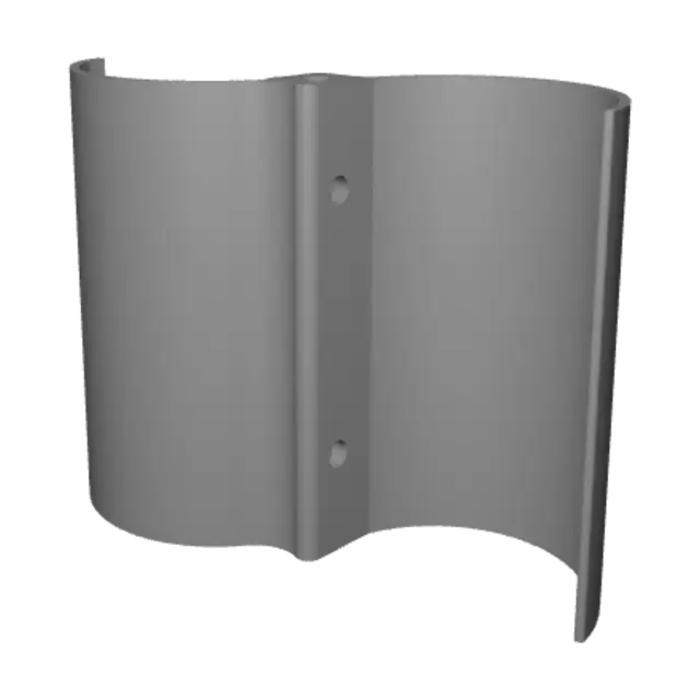 3D model for Pipe clamp bracket