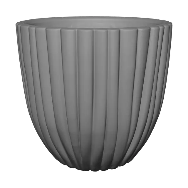 3D model for Ribbed Green Plant Pot