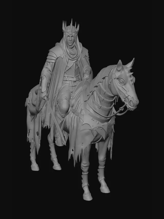 3D model for Shadow Crown Rider