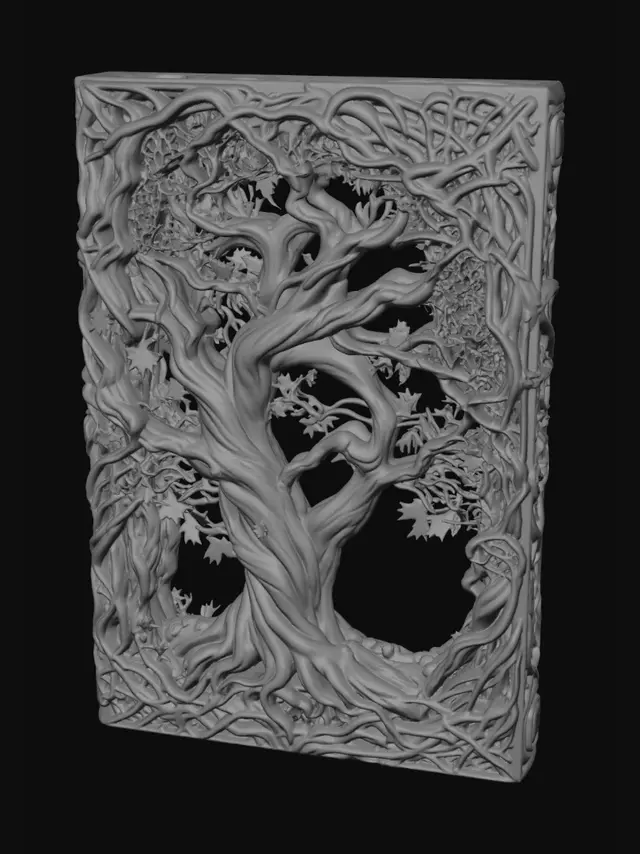 3D model for Ember Tree at Sunset