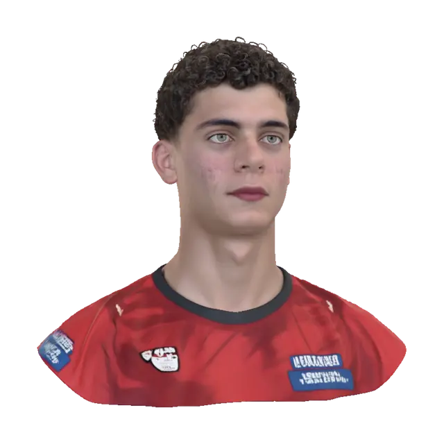 3D model for Portrait of a Curly-Haired Young Man