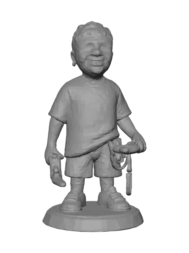 3D model for Santana the Gamer