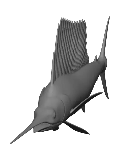 3D model for Stylized Swordfish
