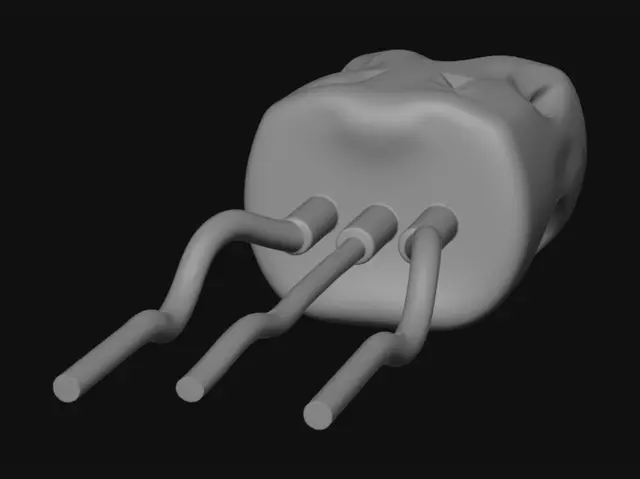 3D model for Quad-Lead Component