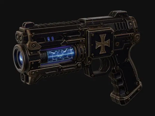 3D model for Maltese Cross Arc Pistol