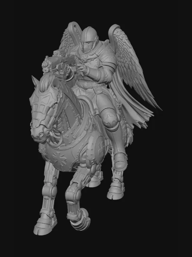 3D model for Winged Iron Crusader