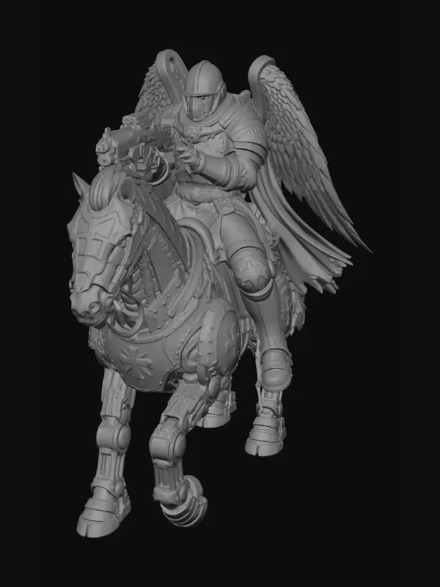 3D model for Winged Iron Crusader