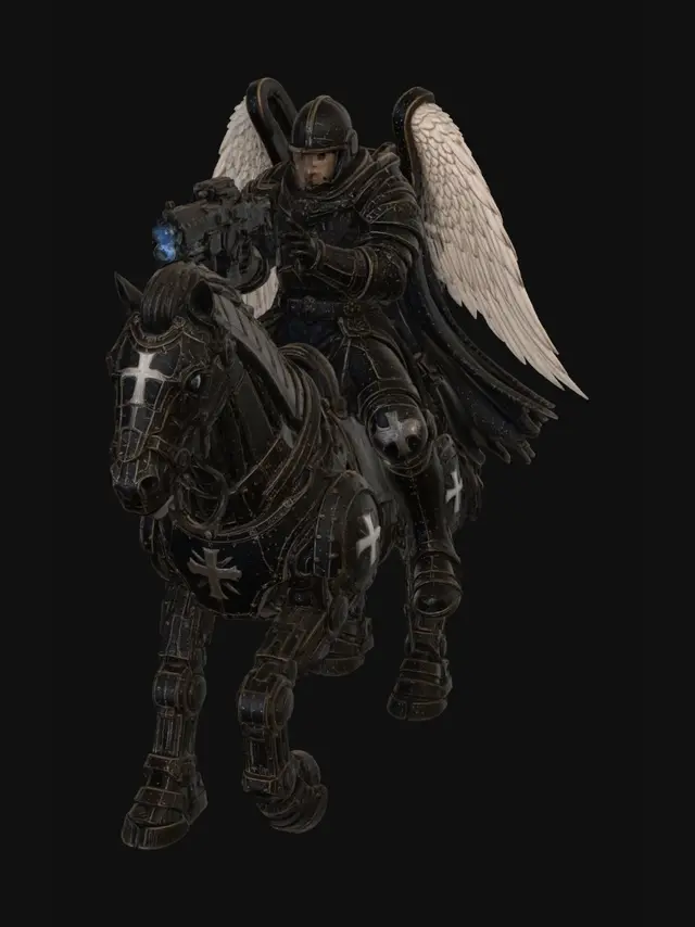 3D model for Winged Iron Crusader