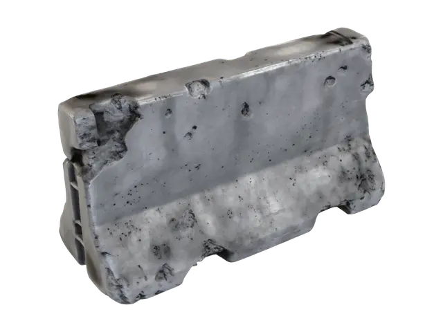 3D model for Weathered concrete block