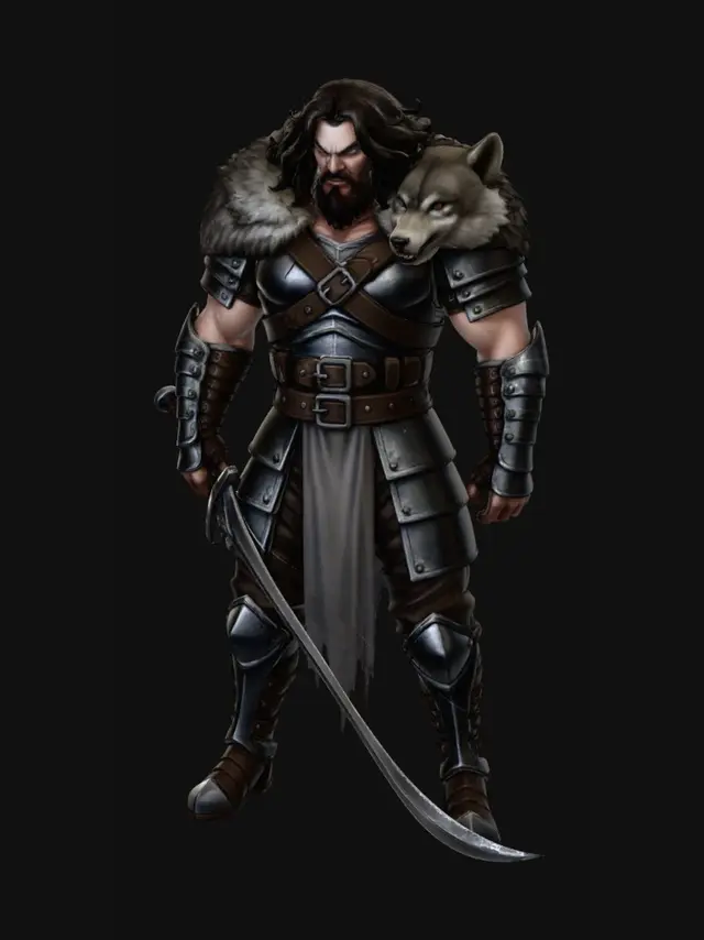 3D model for Warrior of the North