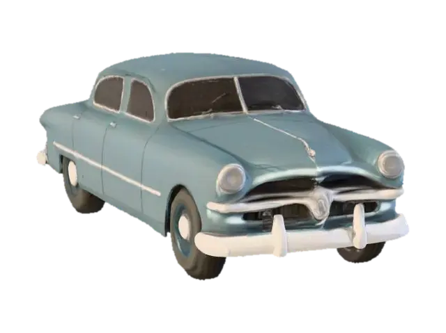 Ford Mainline 1950 - Automobiles 3D model, vytvořený pomocí AI