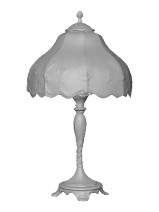 3D model for Art Nouveau table lamp