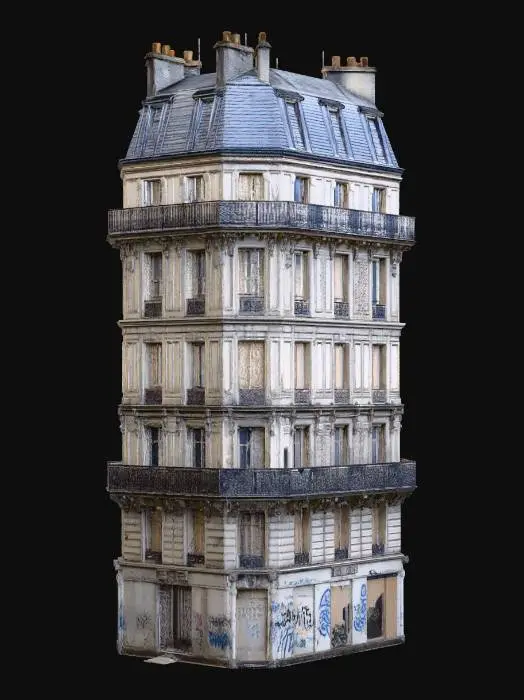3D model for Parisian Residential Building