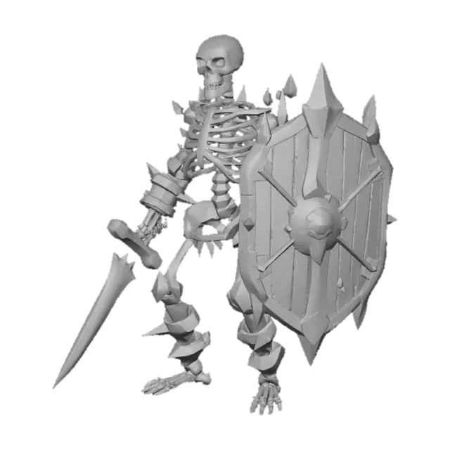3D model for Skeleton Guardian